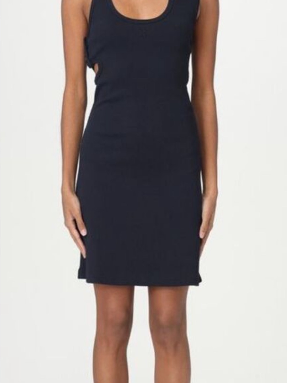 NWT Courreges double buckle rib dress